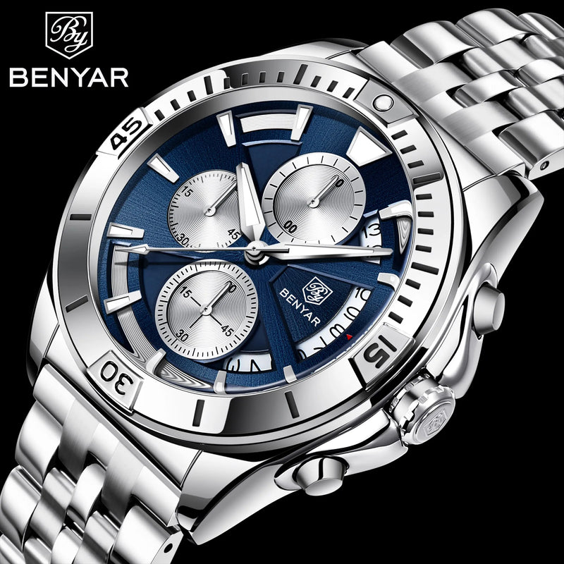 Benyar BY-5180 Skymaster Chronograph Business Watch for Men