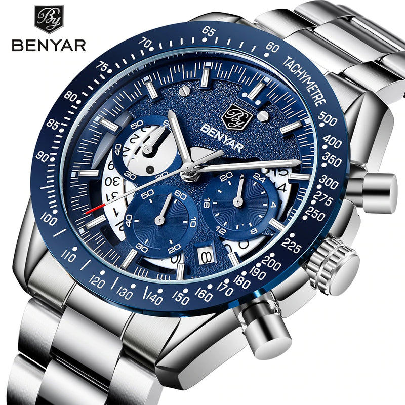 Benyar 5120-M Multifunction Chronograph Watch for Men