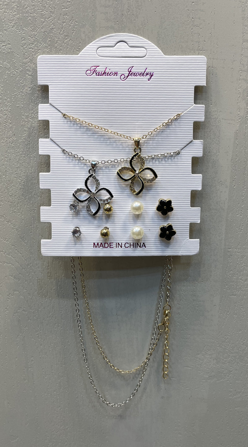 Imported Jewelry Pack Earrings and Necklace Star