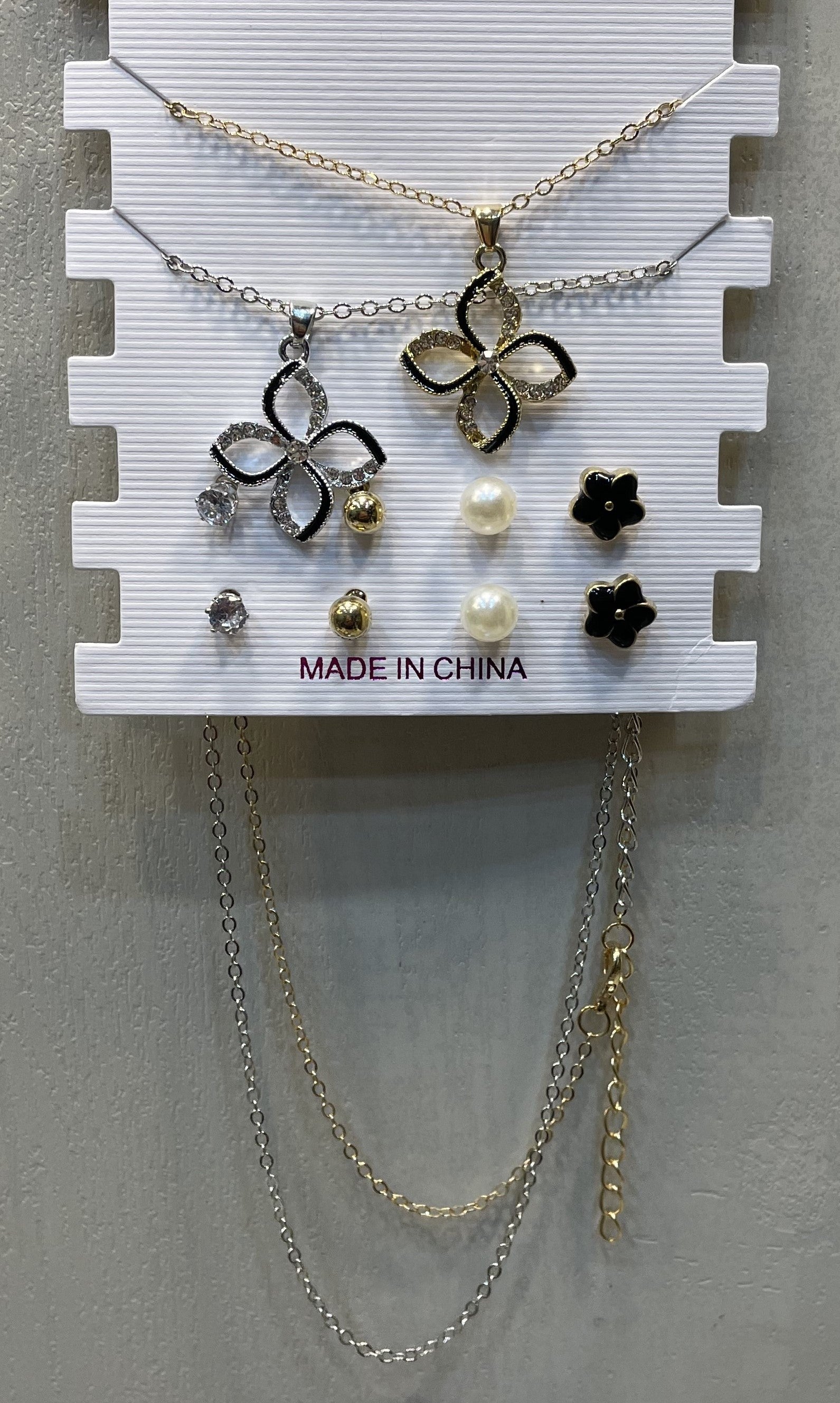 Imported Jewelry Pack Earrings and Necklace Star