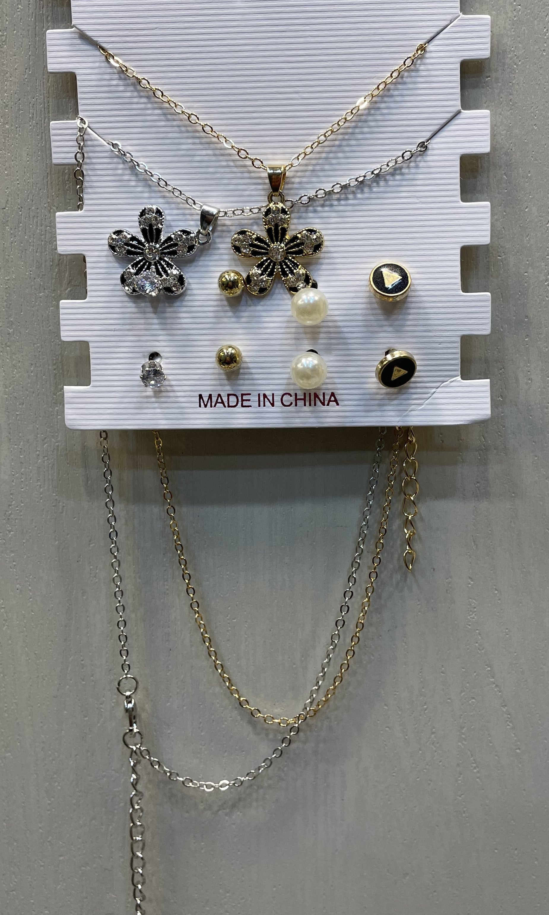 Imported Jewelry Pack Earrings and Necklace Star