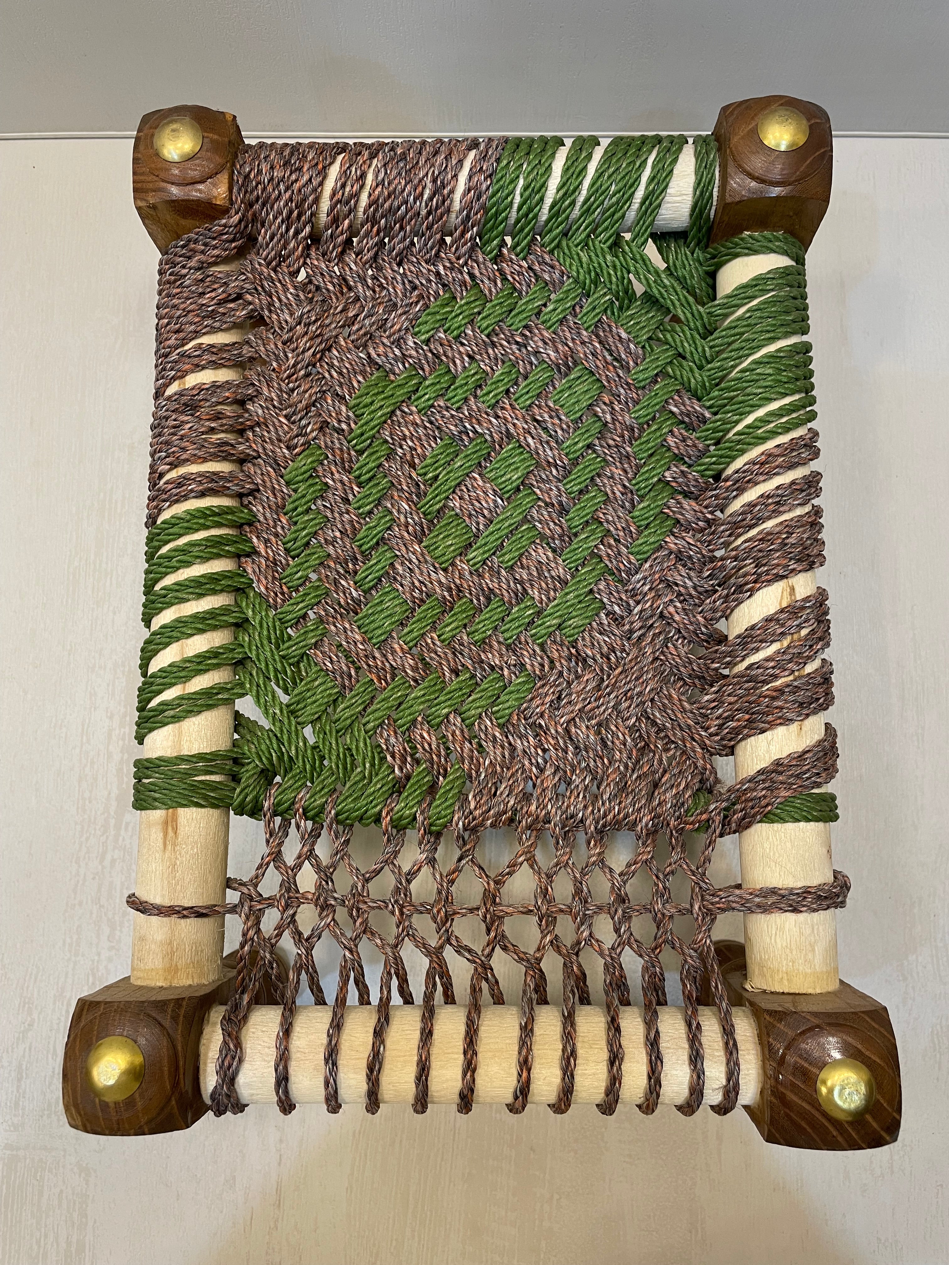 Handwoven Charpai Decor Model