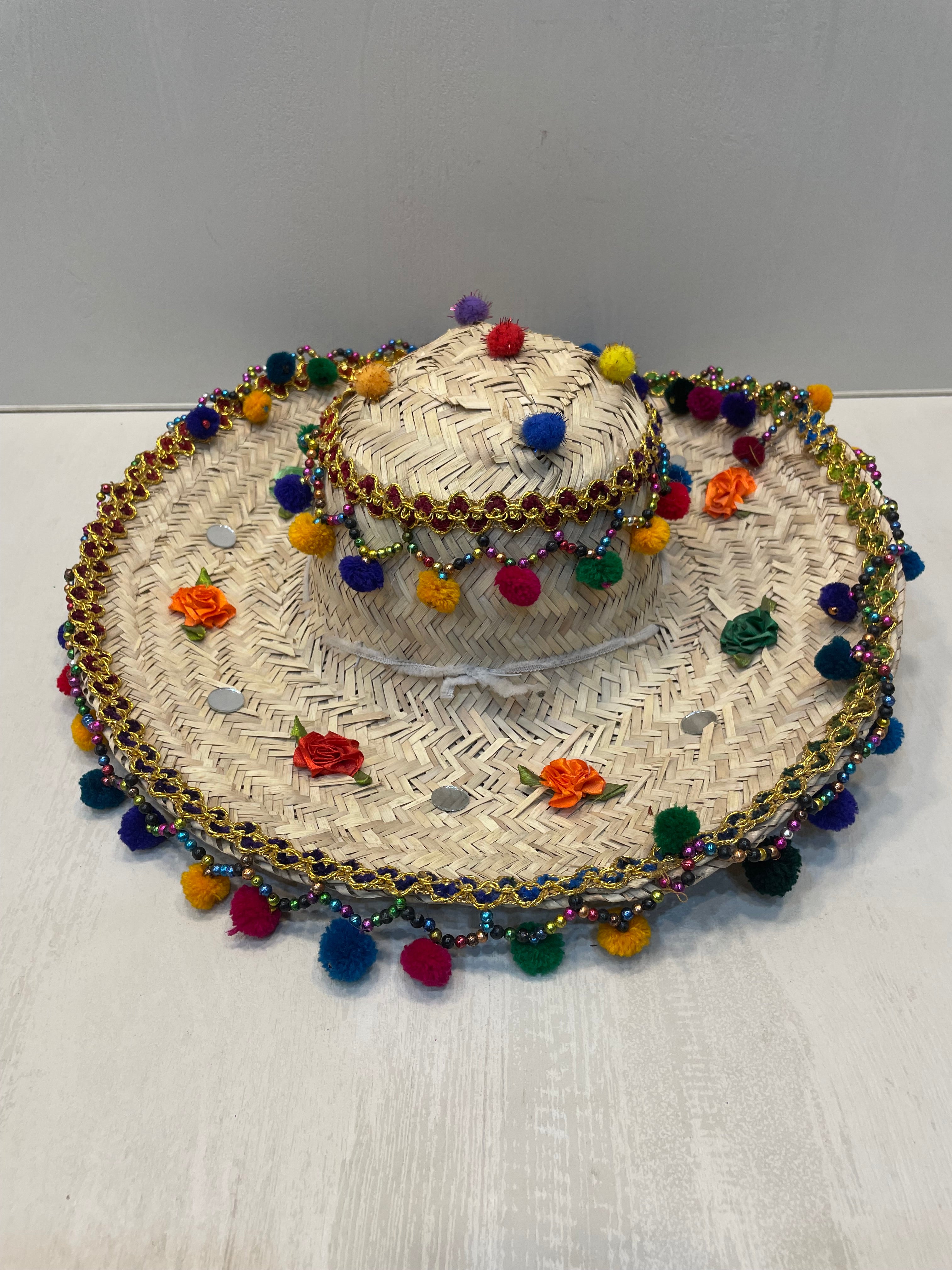 Festive Handcrafted Sombrero Hat