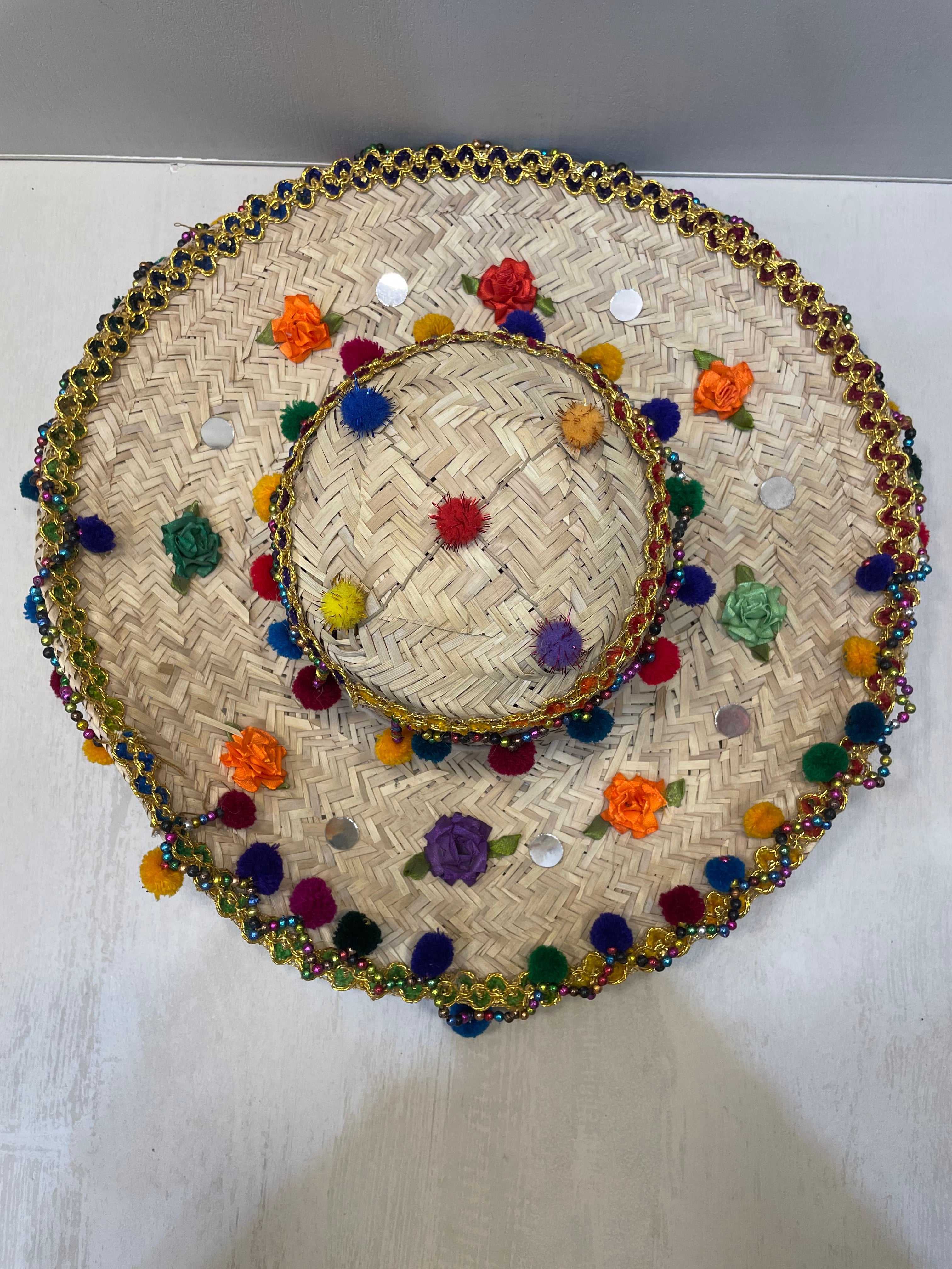Festive Handcrafted Sombrero Hat