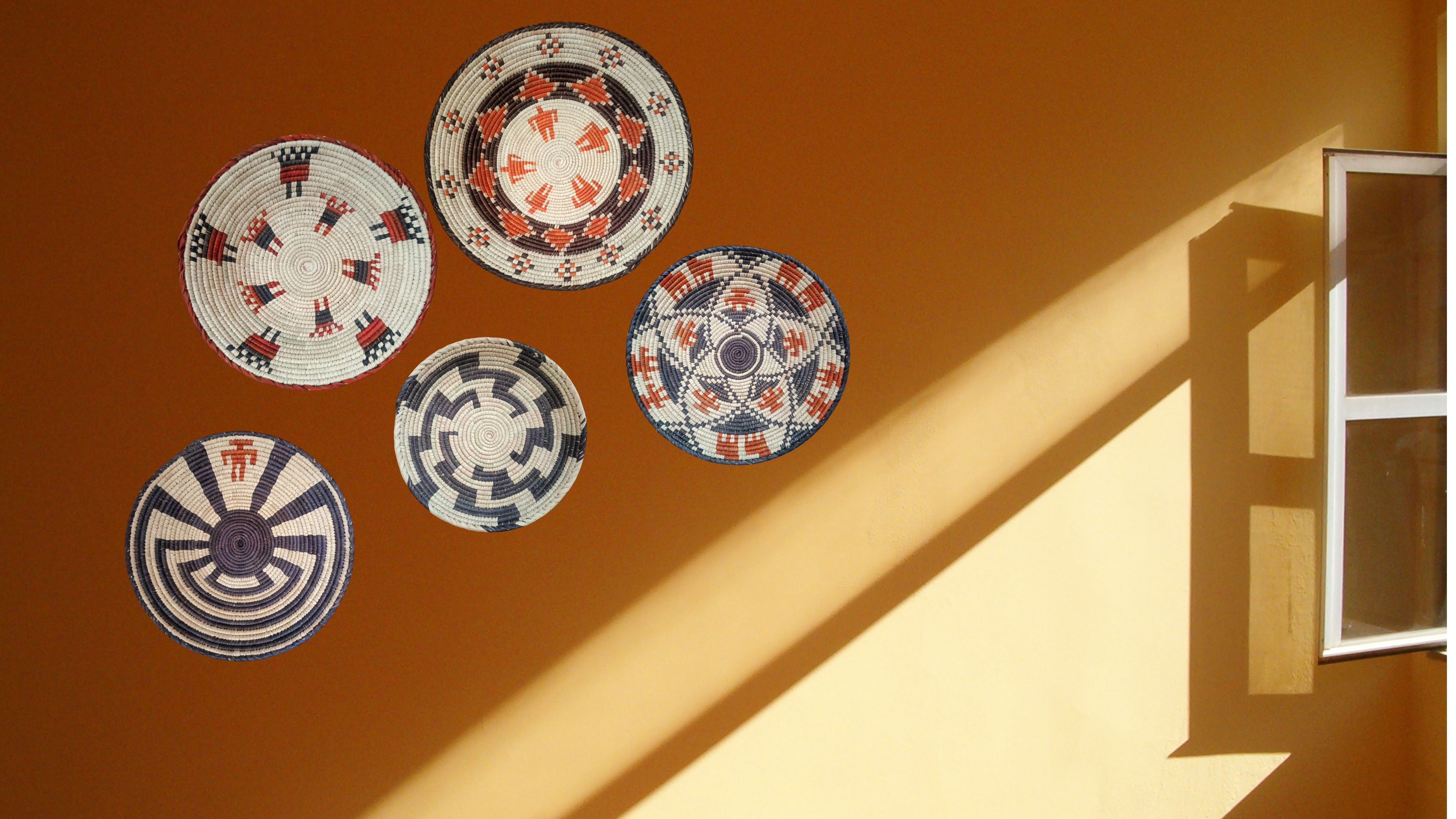 Handwoven Baskets Set (5 Piece)