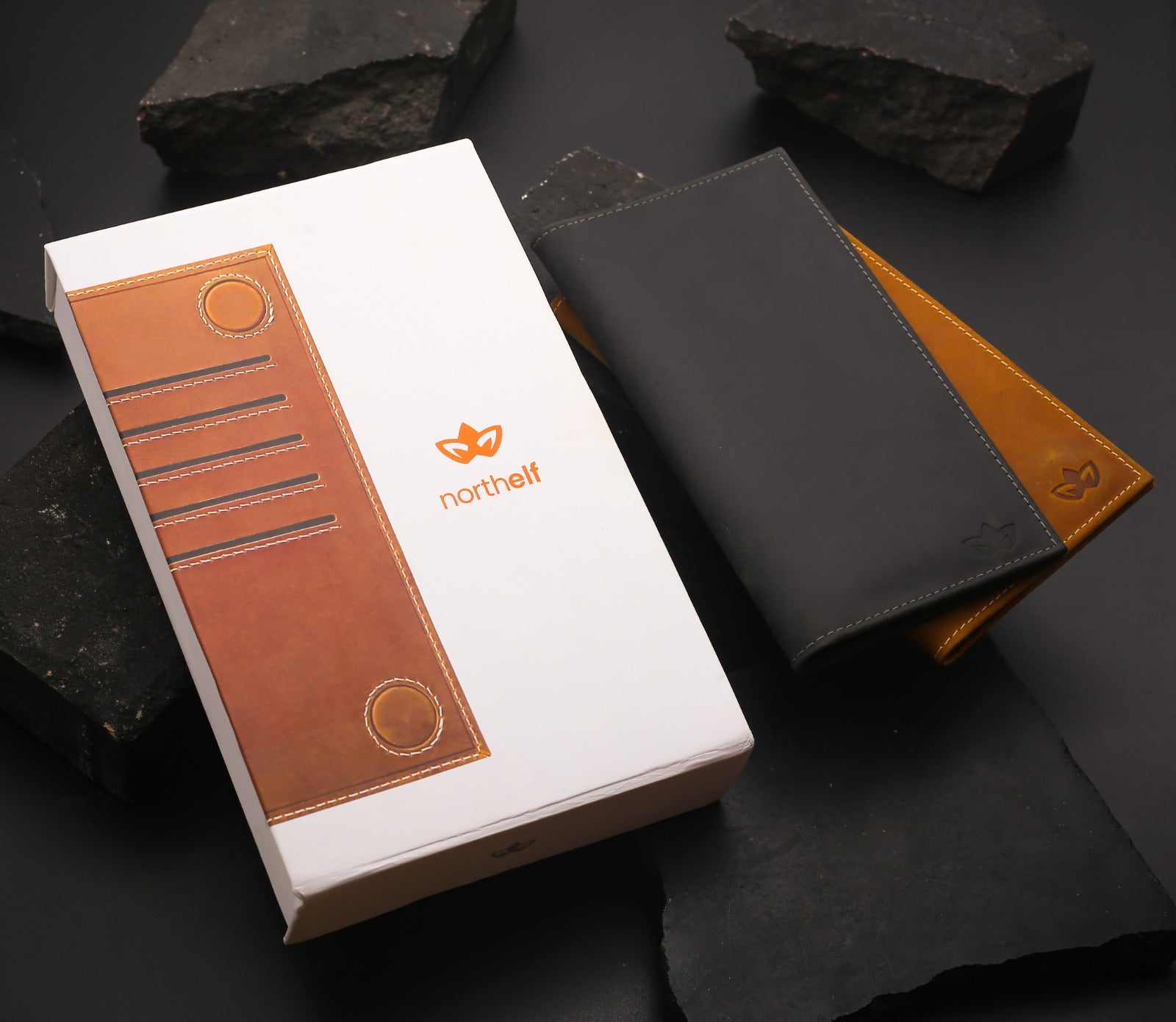 Genuine Leather Long Wallet for Men, Alpha by Northelf