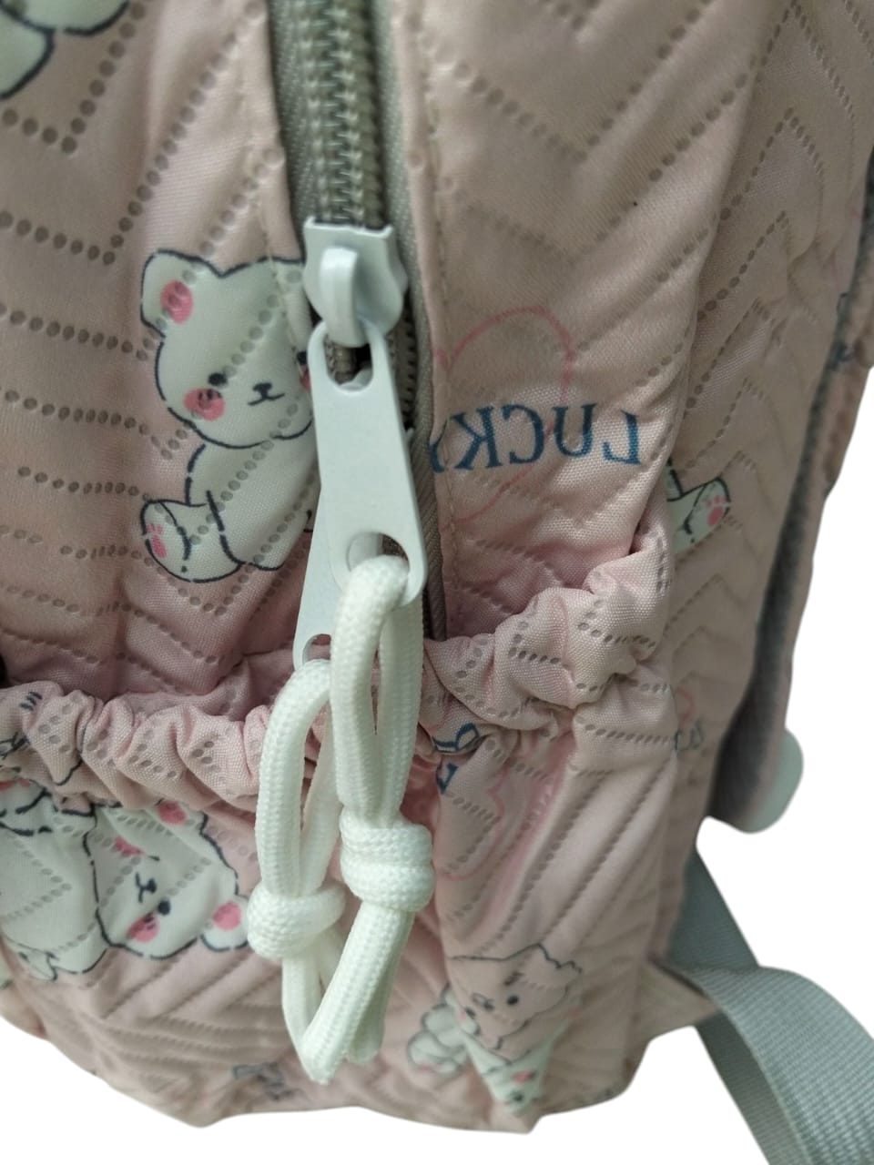 Imported Lucky Bear Soft Backpack