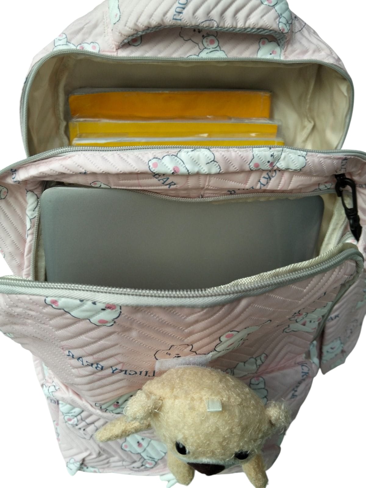 Imported Lucky Bear Soft Backpack