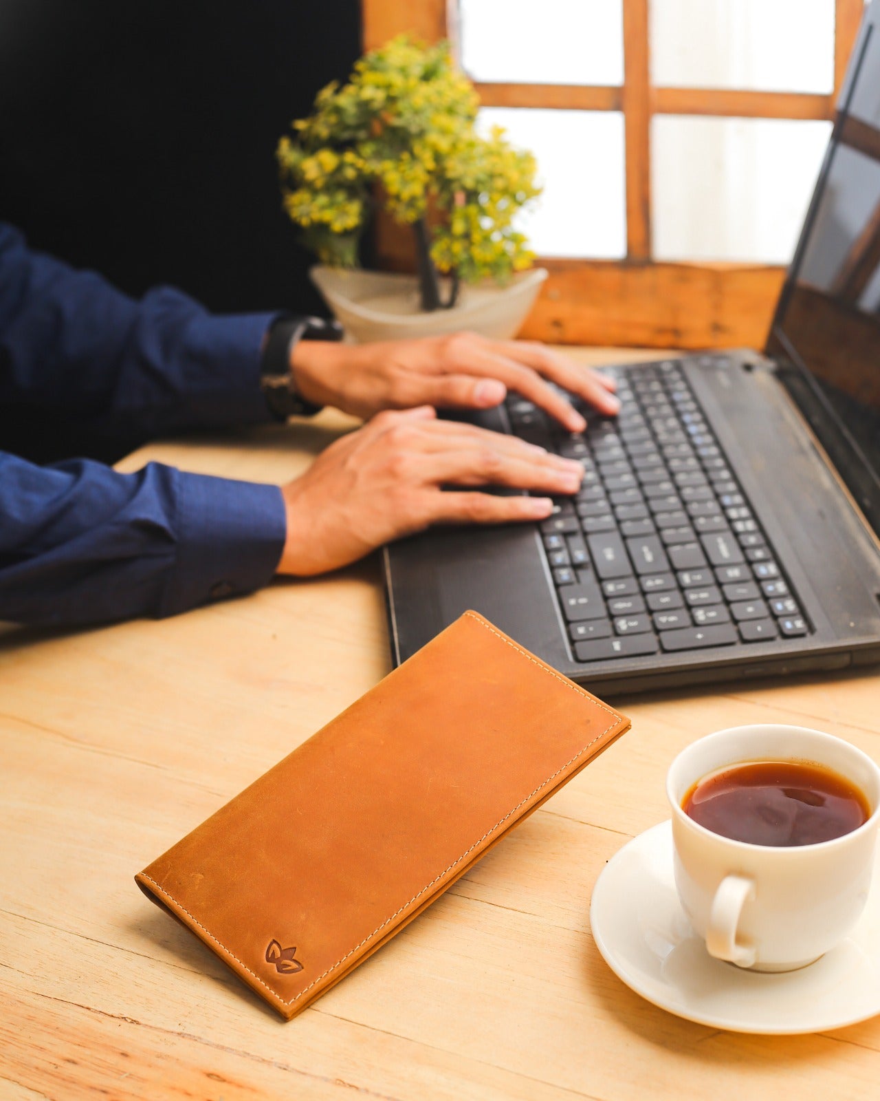 Genuine Leather Long Wallet for Men, Alpha by Northelf