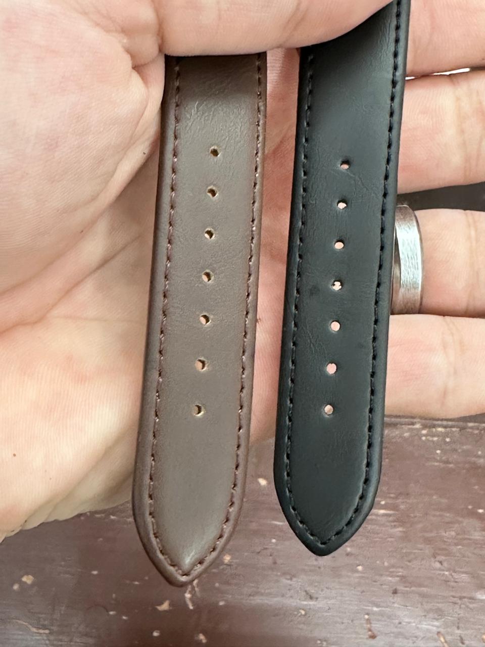 Patek Philippe Slim Leather Strap Watch for Men