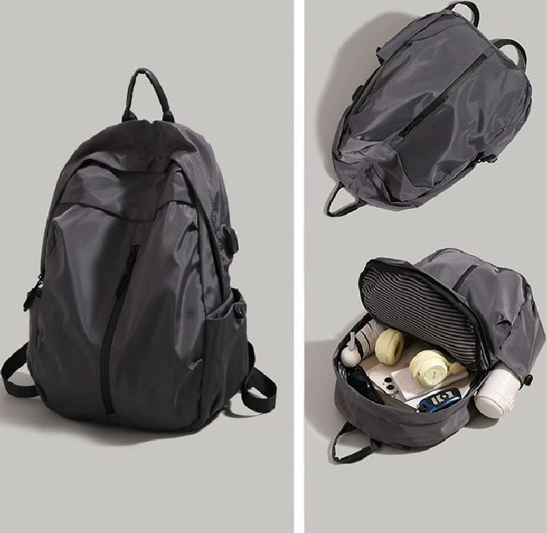 Imported Lightweight Waterproof Backpack with USB Charging
