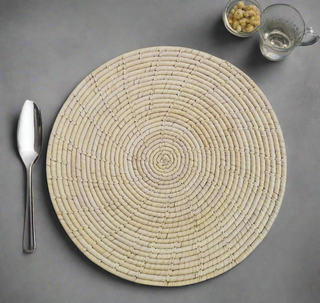 Organic handwoven Placemats (12 inch)