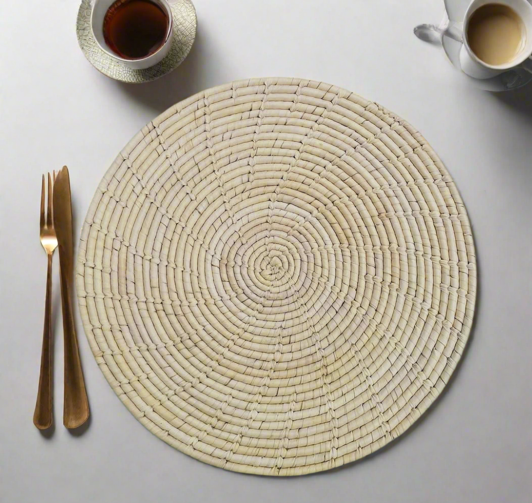 Organic handwoven Placemats (12 inch)