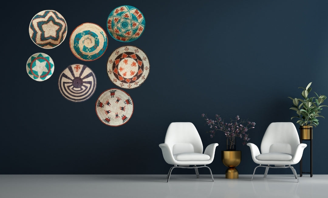 Handwoven Baskets set (7 piece)