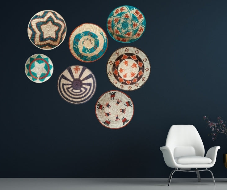 Handwoven Baskets set (7 piece)