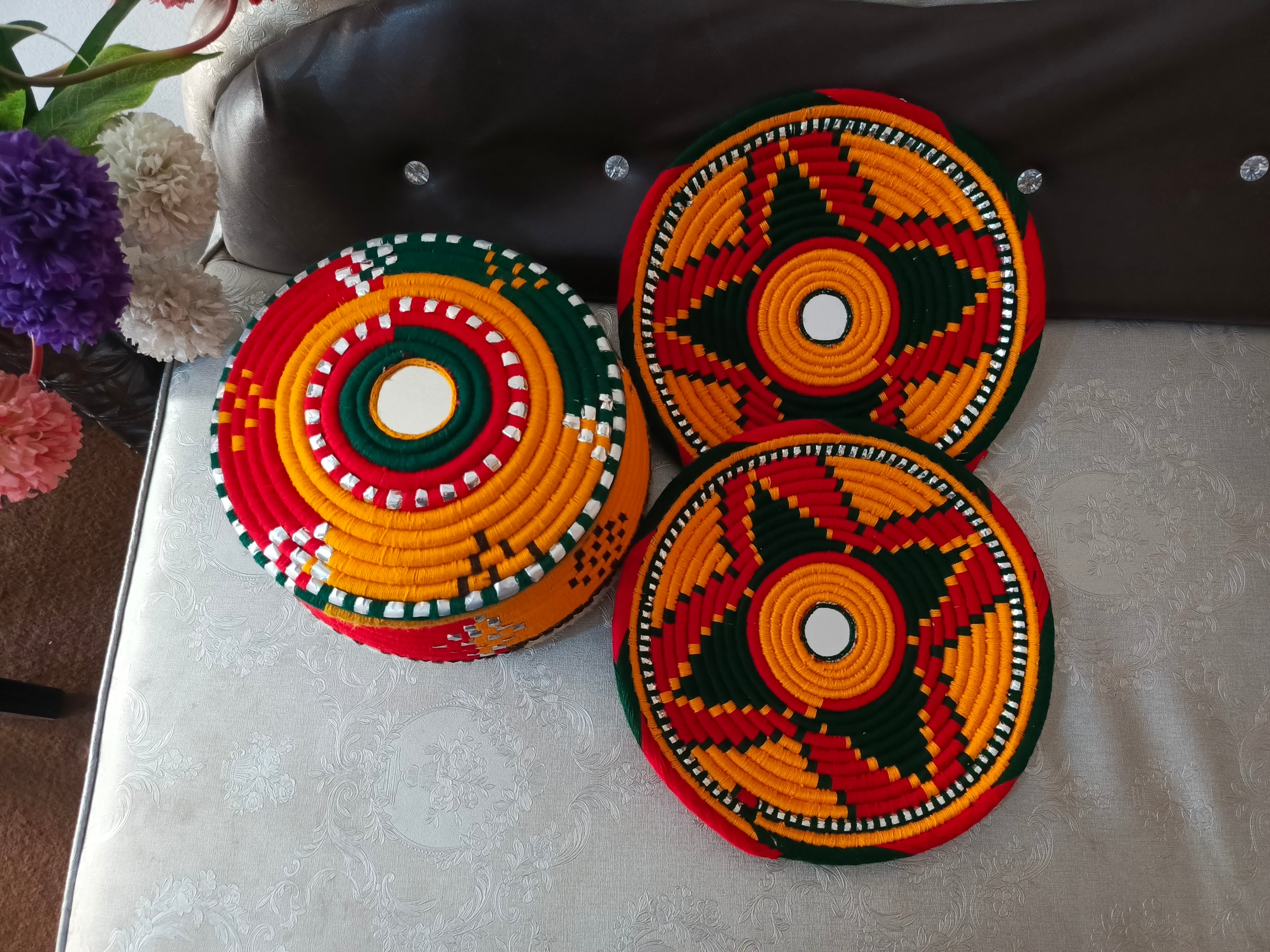 Handwoven Hotpot & Baskets Set (1 Hotpot, 2 Chabi)