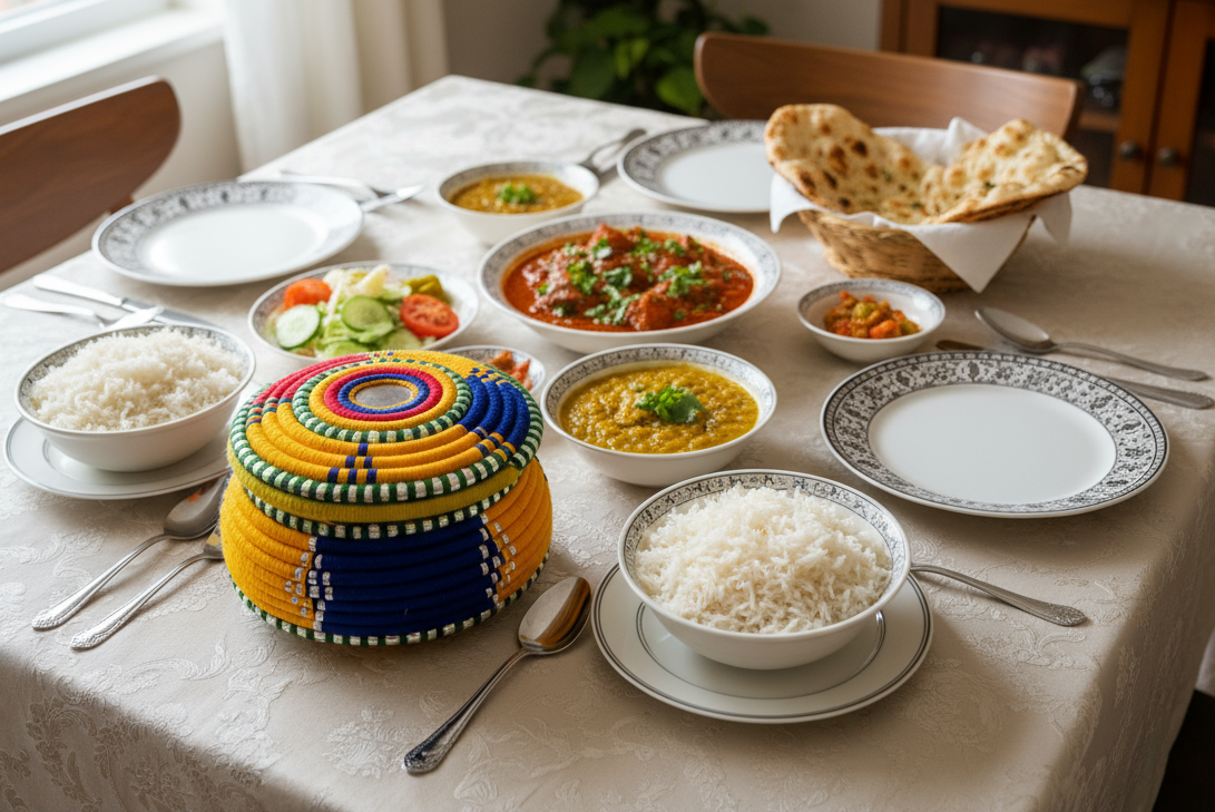 Handwoven Hotpot (Blue)