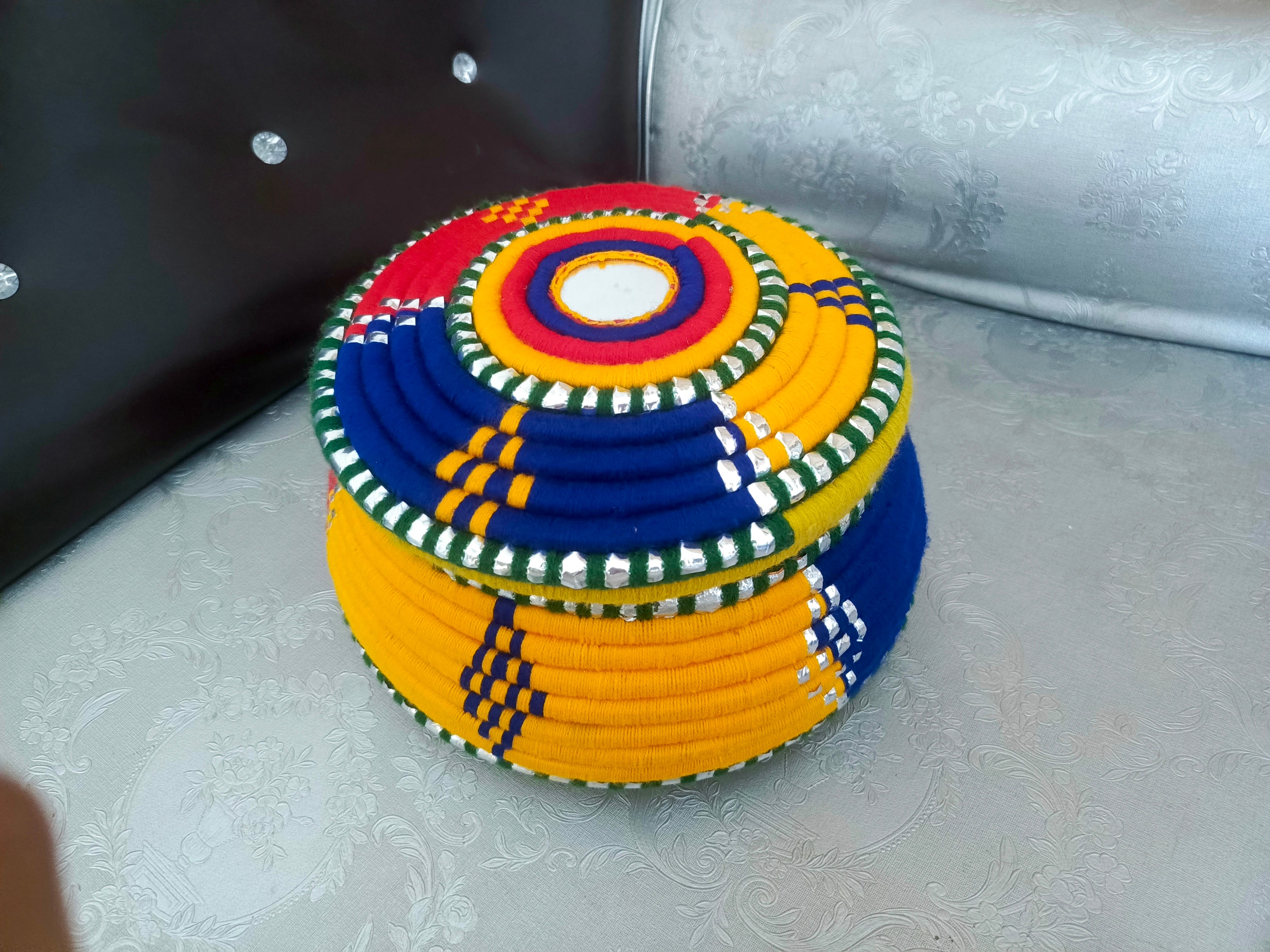 Handwoven Hotpot (Blue)