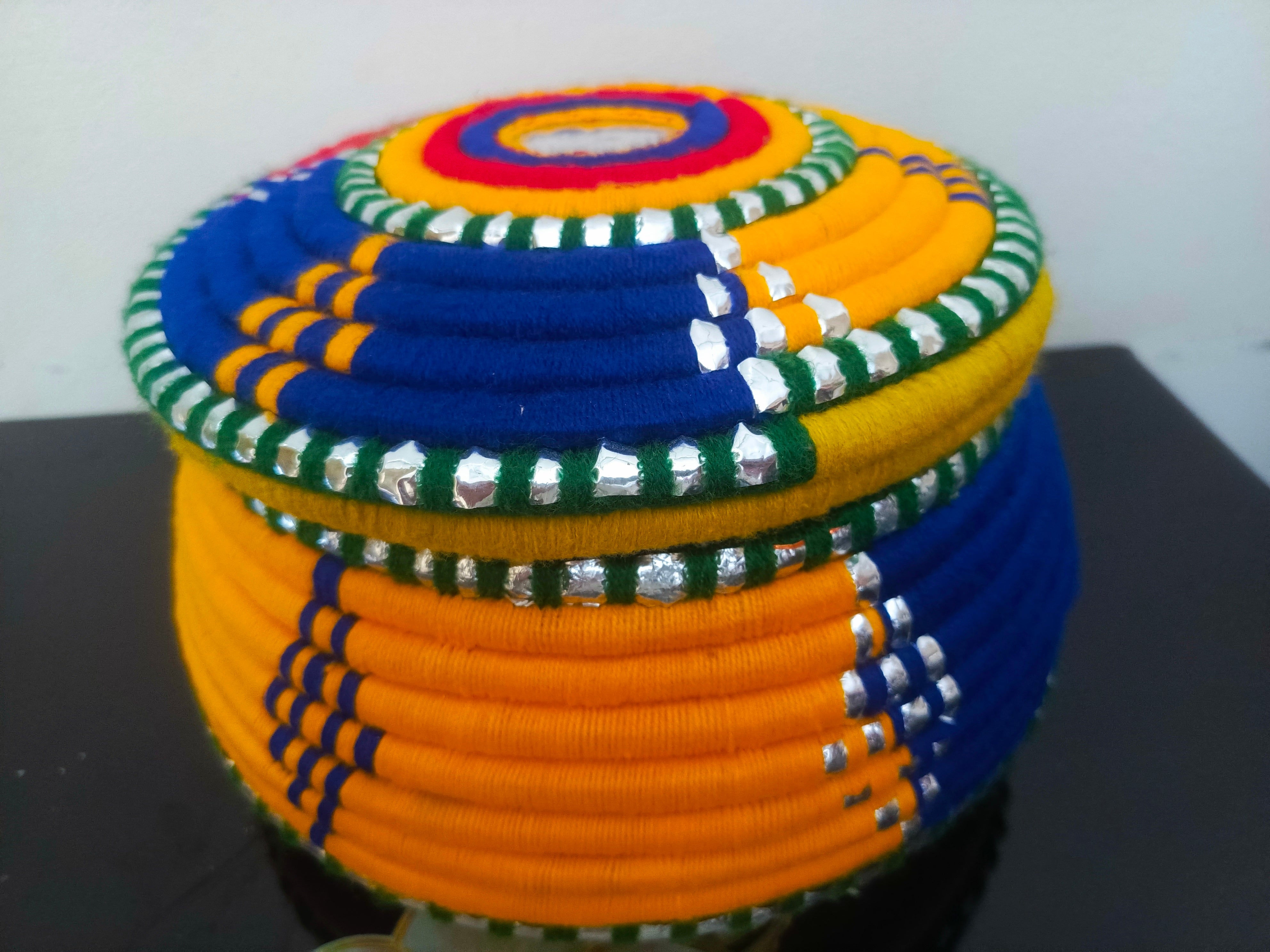 Handwoven Hotpot (Blue)