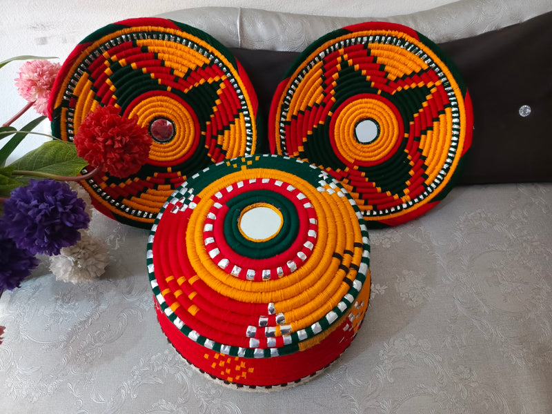 Handwoven Hotpot & Baskets Set (1 Hotpot, 2 Chabi)