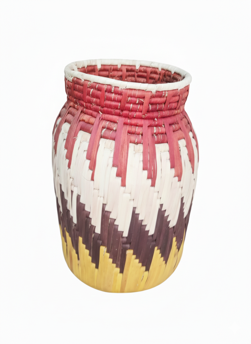 Handwoven Bamboo Bottle Vases (12 inch)