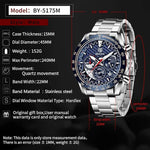 Benyar BY-5175 Multifunction Sports Chronograph Watch for Men