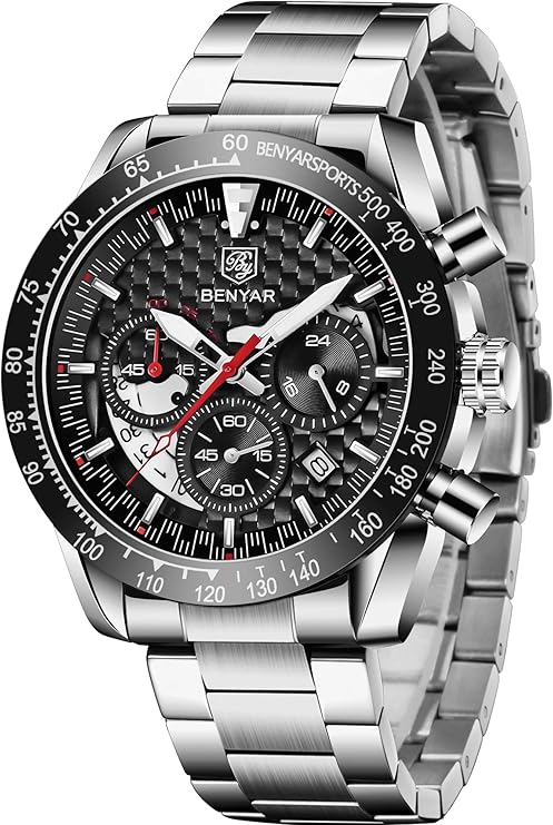 Benyar BY-5175 Multifunction Sports Chronograph Watch for Men