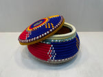 Handwoven Hotpot & Baskets Set (Blue)