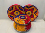 Handwoven Hotpot & Baskets Set (Blue)