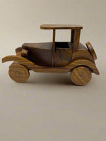 Exquisite Vintage Wooden Model Car