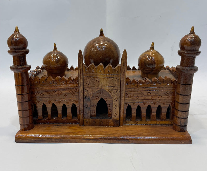 Majestic Wooden Badshahi Mosque Model