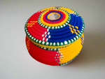 Handwoven Hotpot & Baskets Set (Blue)