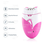 Hair Removal Kit Rechargeable Epilator Kemei KM-189-A