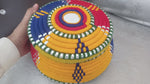 Handwoven Hotpot & Baskets Set (Blue)