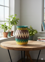 Handwoven Bamboo Bottle Vases (12 inch)